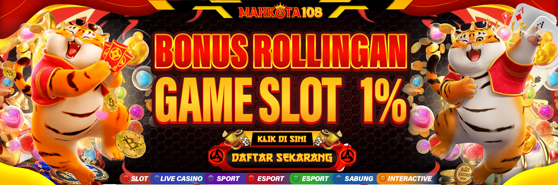 BONUS ROLLINGAN SLOT 1%